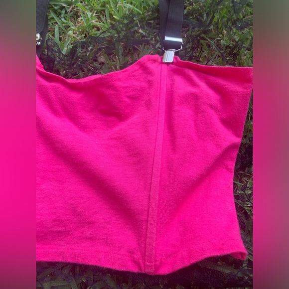 2/$30 Hot Pink Corset Top with Suspender Straps! 🎈 - Picture 2 of 6